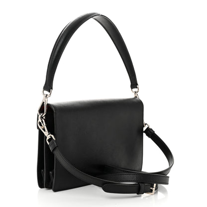 Prada Saffiano Lux Sound Crossbody Bag Black 3 of 11