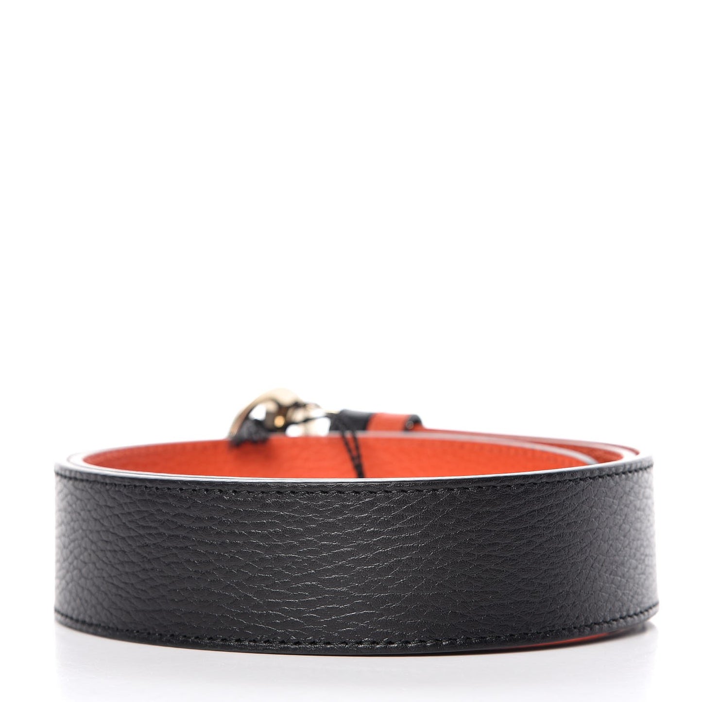 Calfskin 1973 Reversible Belt 90 36 Orange Black