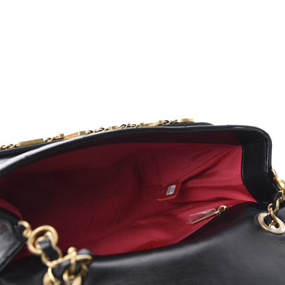 Chanel Calfskin Quilted Enchained Flap Black 5 of 12