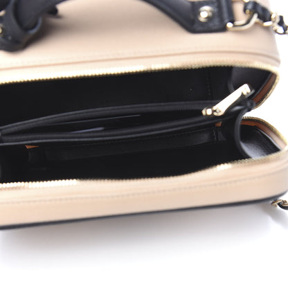Chanel Caviar Quilted Medium CC Filigree Vanity Case Beige Black 5 of 11