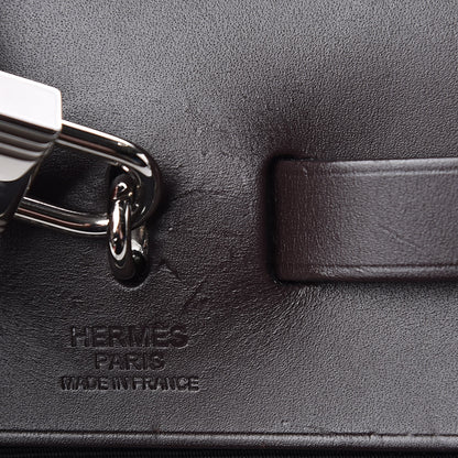 Hermes Toile Vache Hunter Herbag Zip 31 PM Black Ebene 13 of 15
