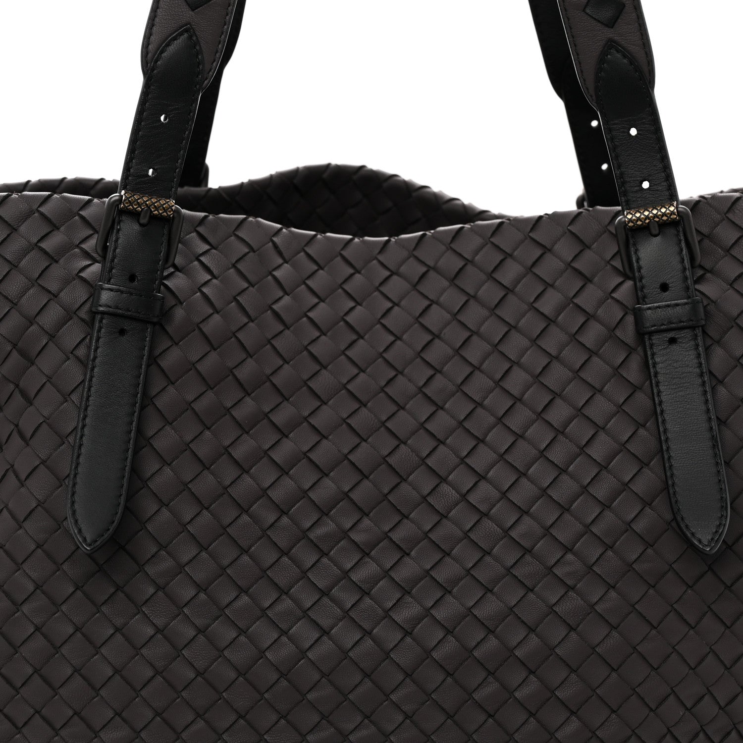Bottega Veneta Nappa Intrecciato Large Cesta Tote Purple Black 8 of 11