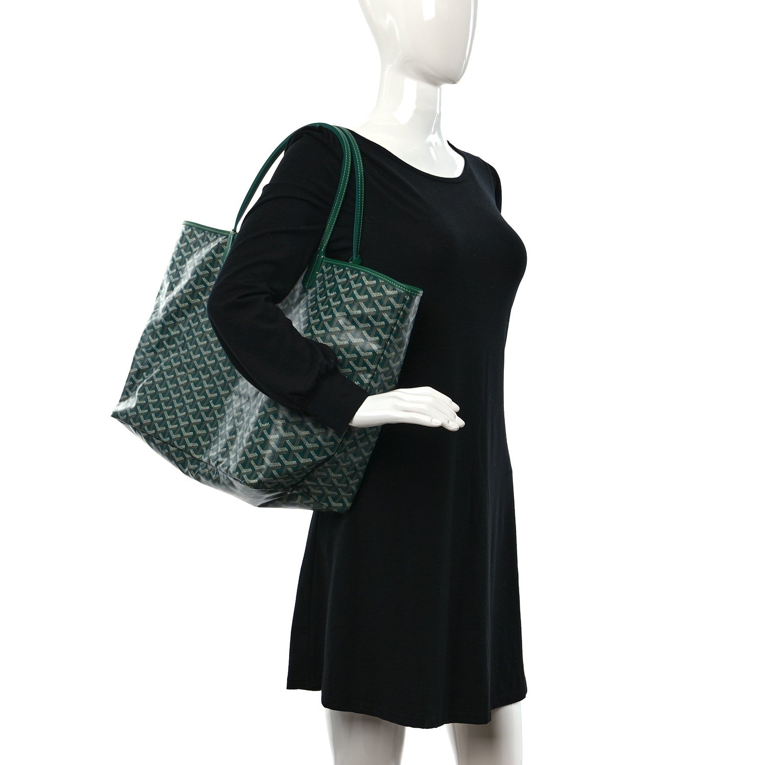 Goyard Goyardine Saint Louis GM Green 2 of 9