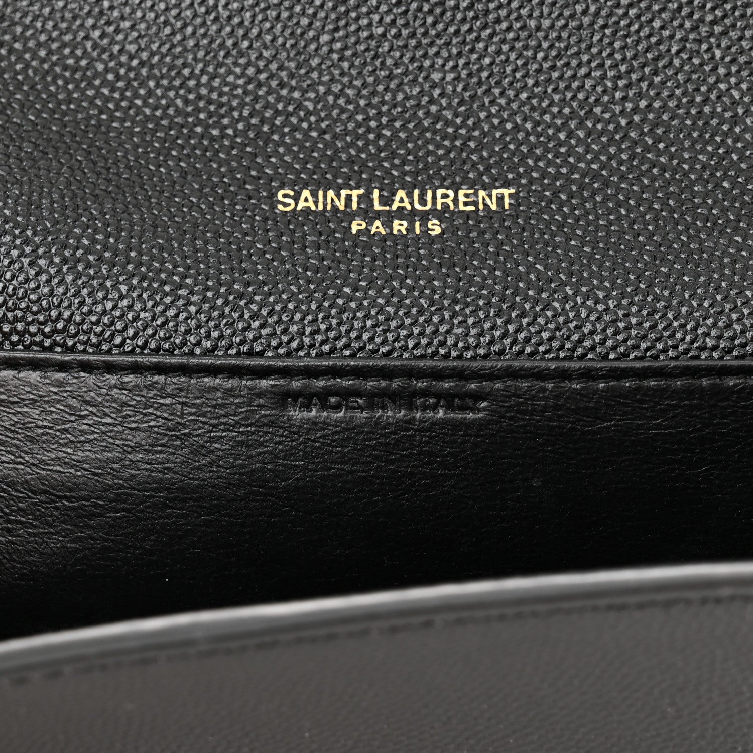 Saint Laurent Grain De Poudre Uptown Chain Wallet Black 7 of 14