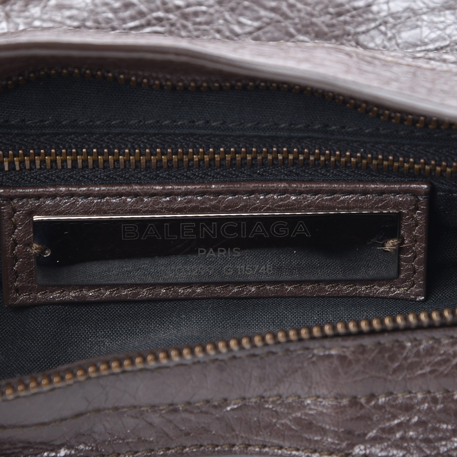 Balenciaga Agneau Classic Hardware City Charbon 6 of 7