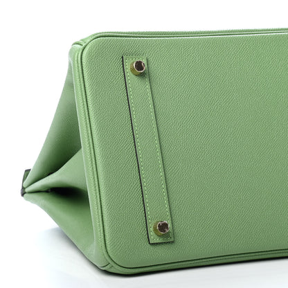 Hermes Epsom Birkin 35 Vert Criquet 7 of 8