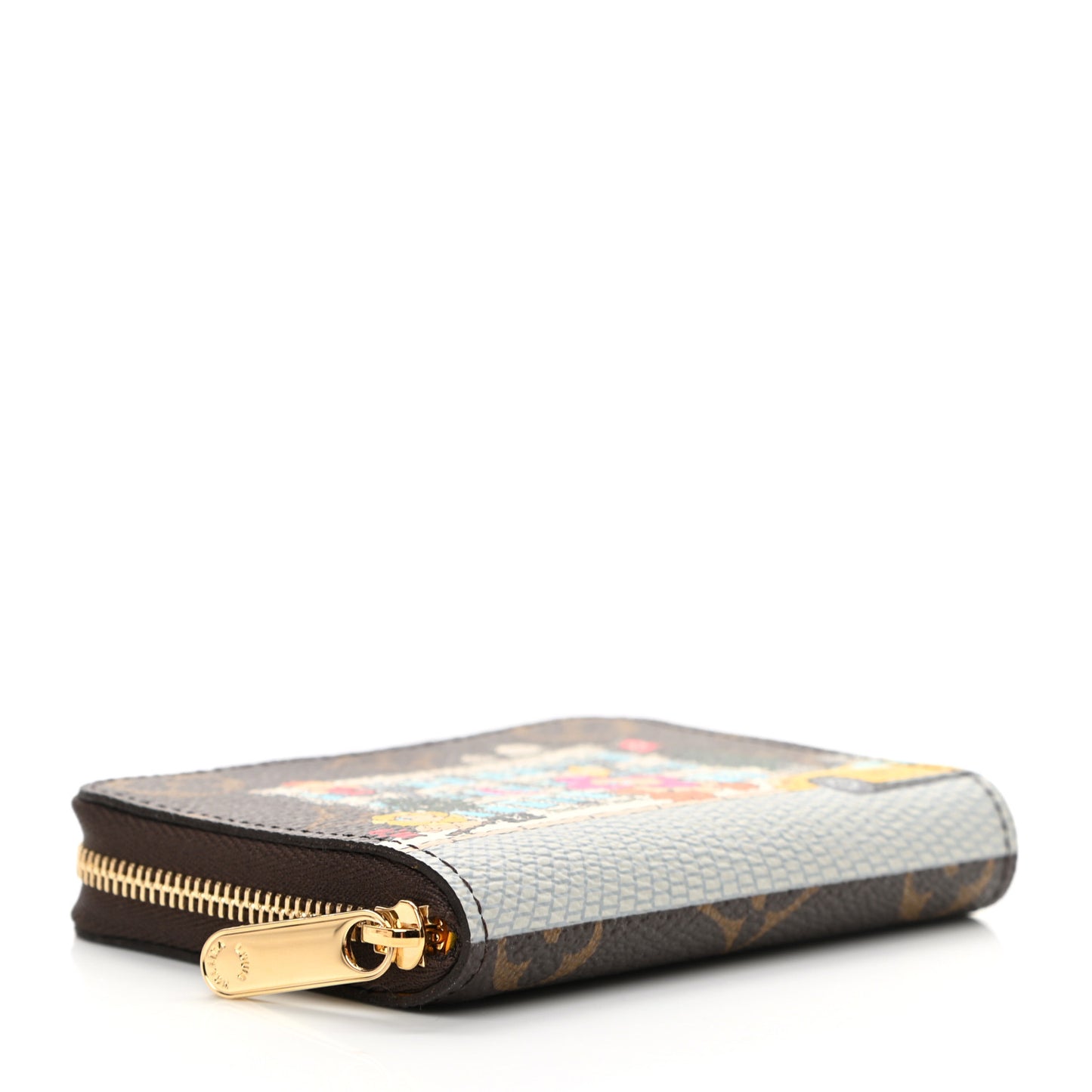 Monogram 2022 Christmas Animation New York Soho Zippy Coin Purse Yellow
