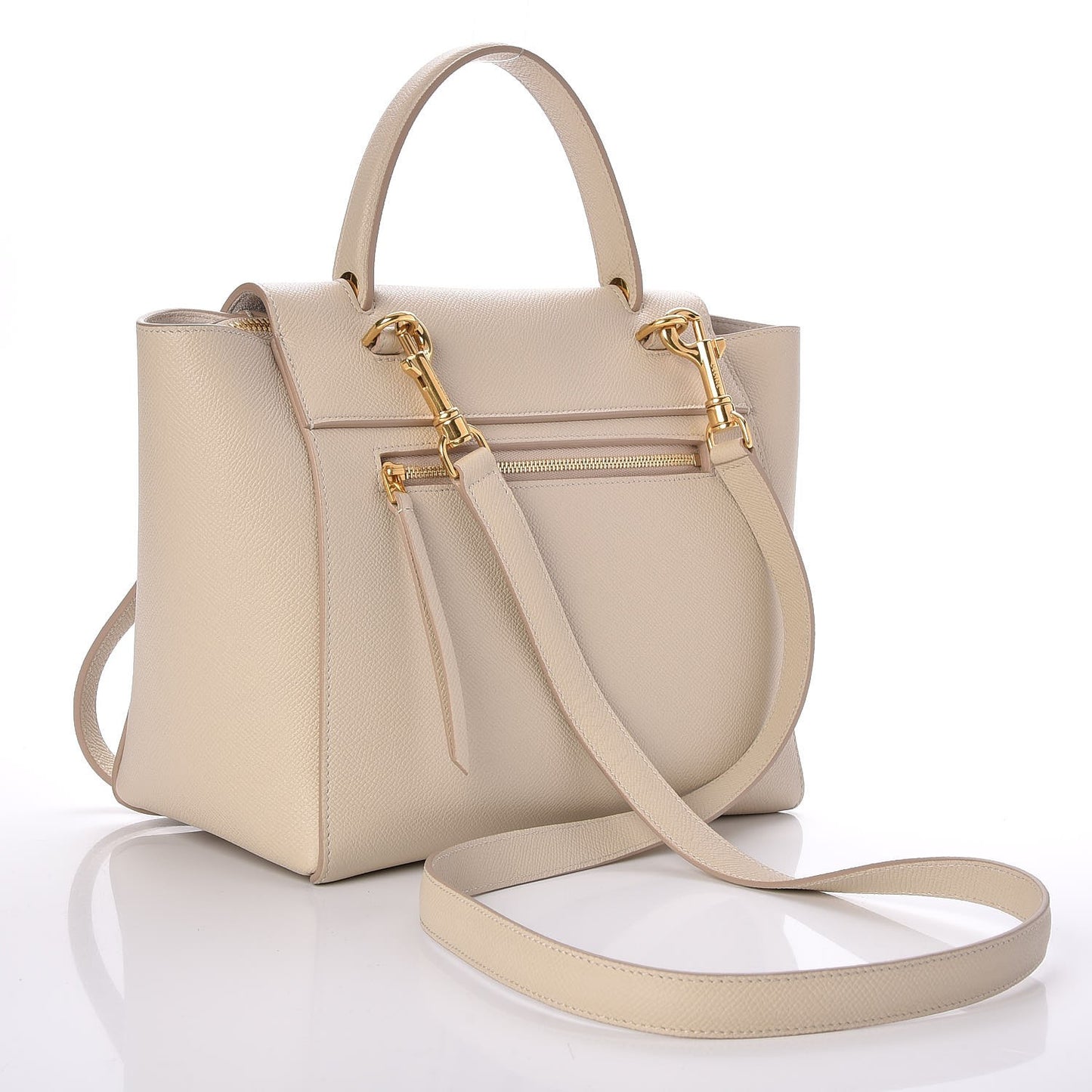 Grained Calfskin Micro Belt Bag Linen