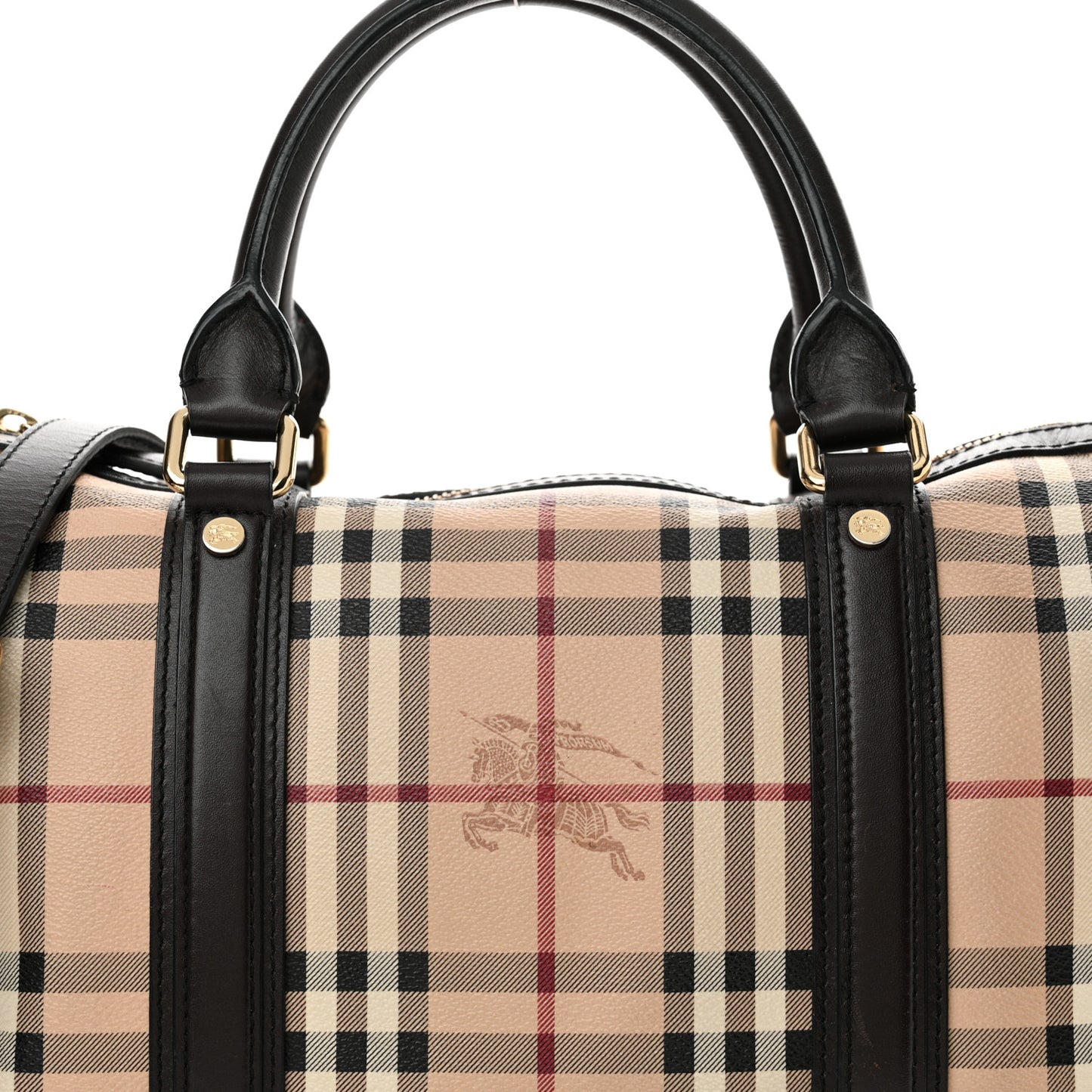 Haymarket Check Medium Alchester Bowling Bag Chocolate