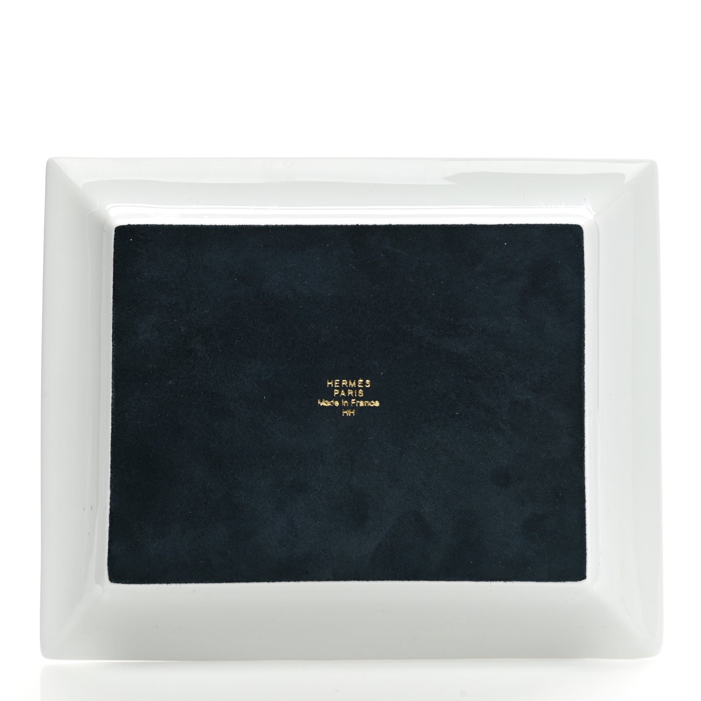 Porcelain Hermes Story Change Tray Bleu Gris
