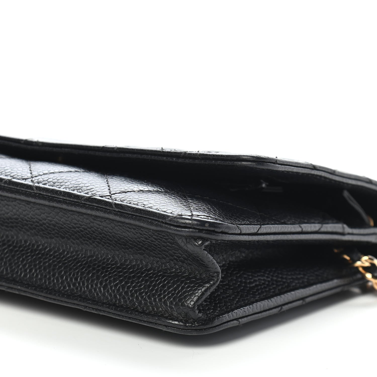 Chanel Caviar Quilted Wallet On Chain WOC Black 10 of 11