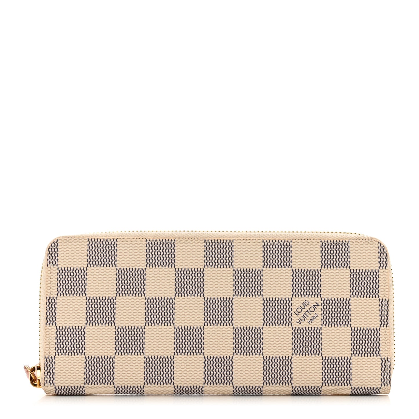 Damier Azur Clemence Wallet Rose Ballerine