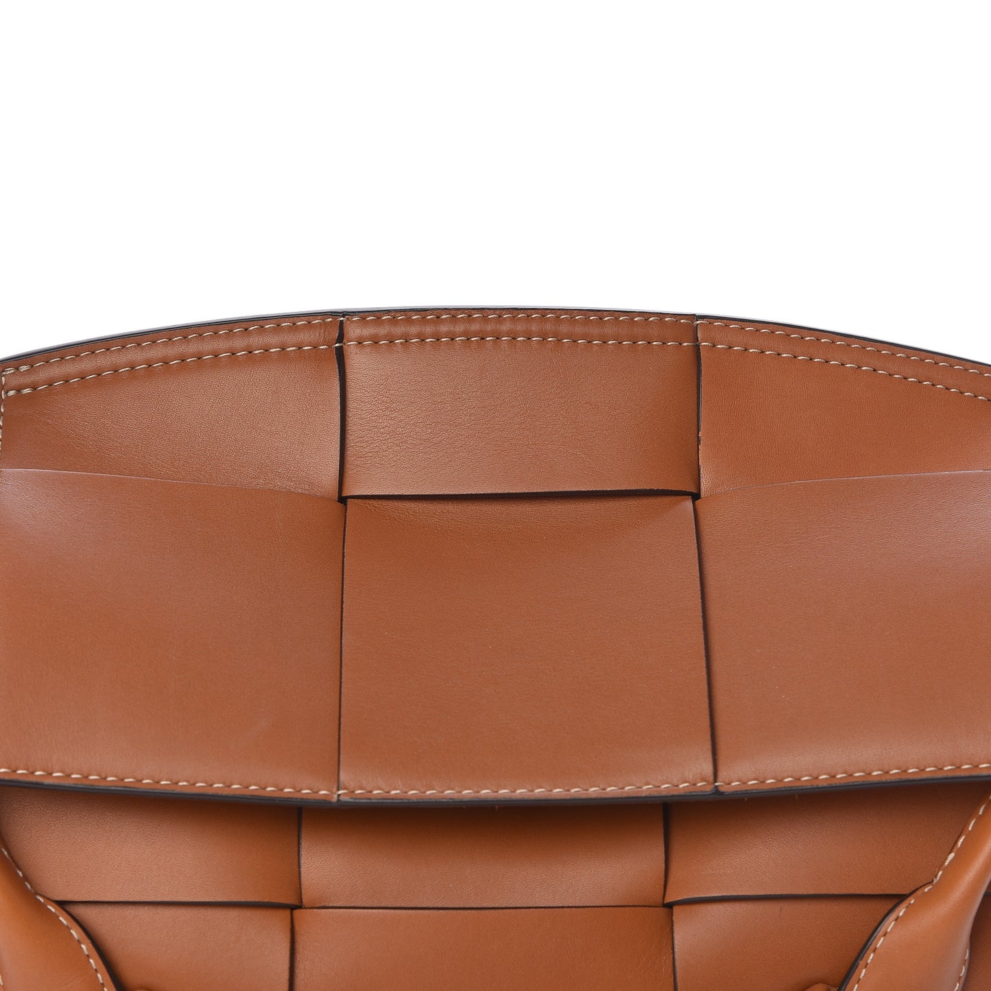 French Calfskin Maxi Intrecciato Arco 33 Wood
