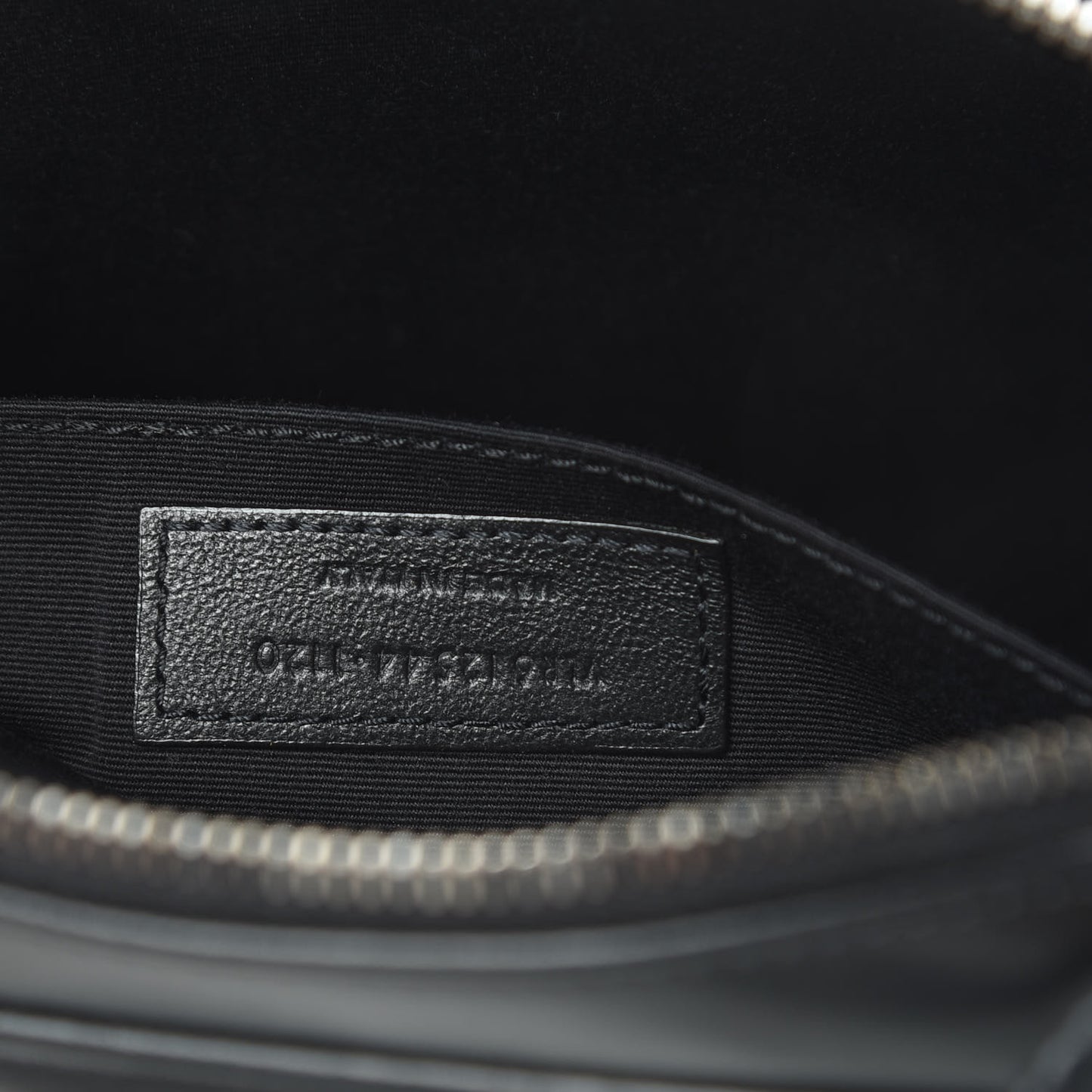 Calfskin Matelasse Monogram Lou Camera Bag Black