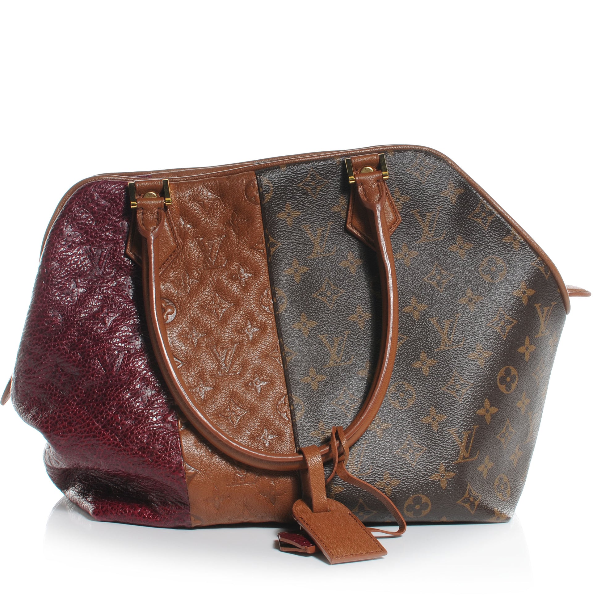 Louis Vuitton Monogram Stripes Medium Bag Bordeaux 9 of 9