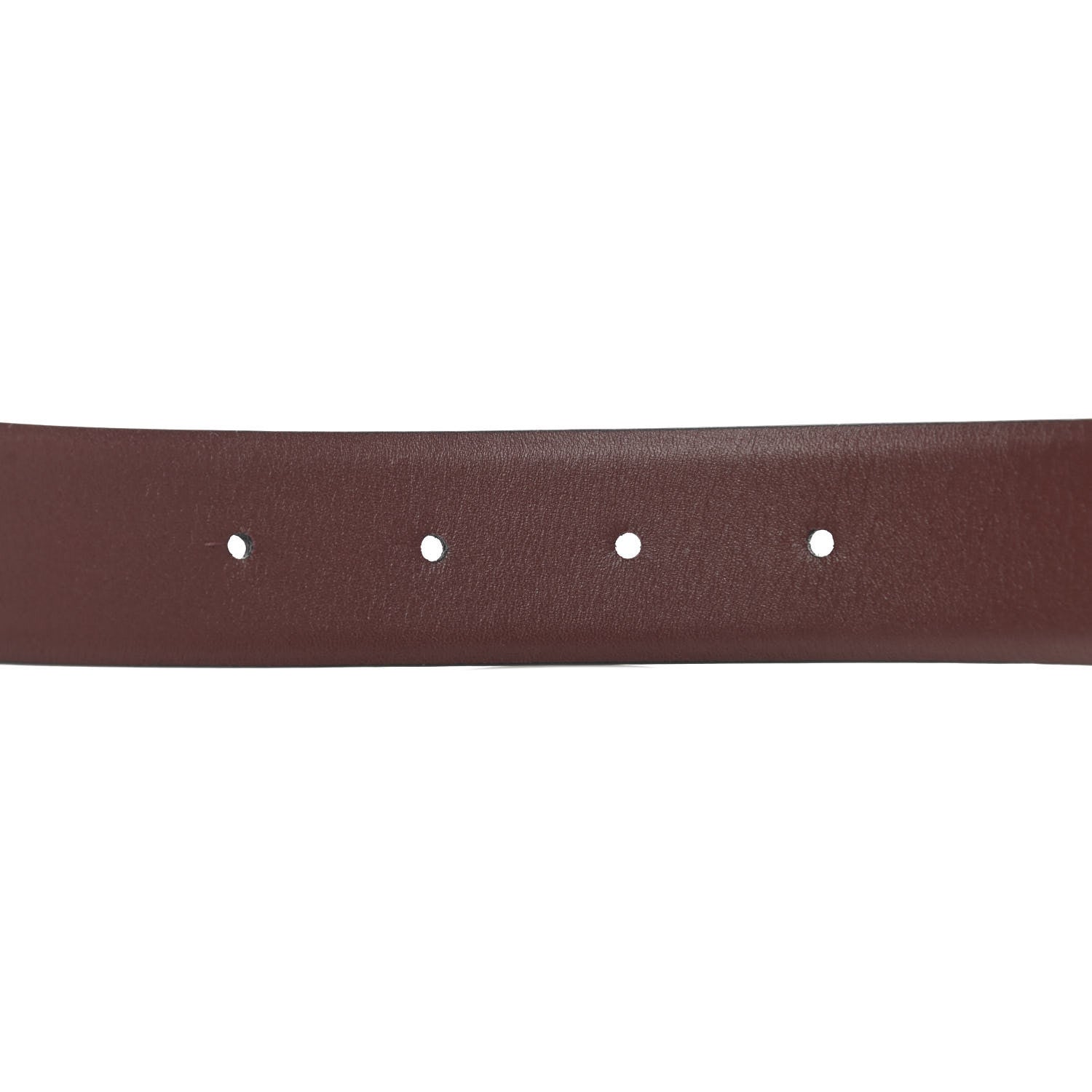 Chanel Calfskin CC Reversible Belt 80 32 Black Burgundy 5 of 6