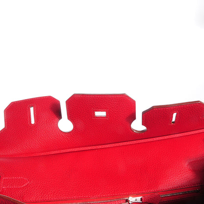 Hermes Buffle Skipper Birkin 35 Rouge Vif 2 of 28