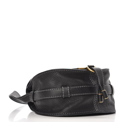 Chloe Calfskin Mini Marcie Round Crossbody Bag Black 4 of 7