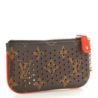 Louis Vuitton Monogram Perforated Key Pouch Orange 3 of 8