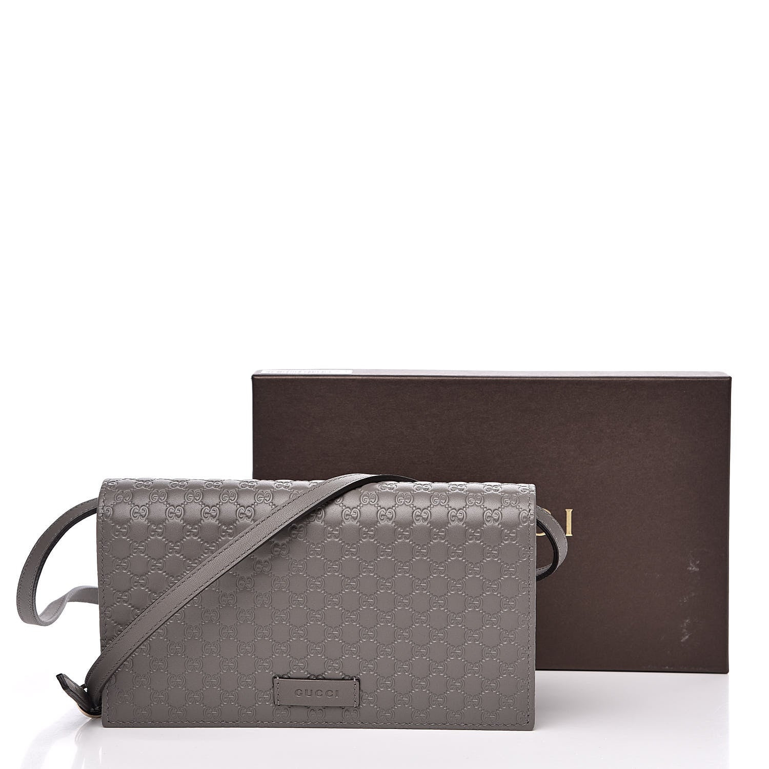 Gucci Soft Microguccissima Crossbody Wallet Loess 9 of 9