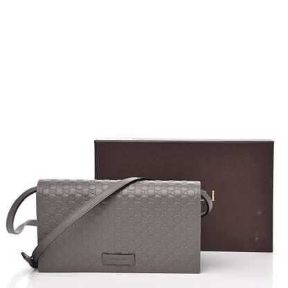 Gucci Soft Microguccissima Crossbody Wallet Loess 9 of 9