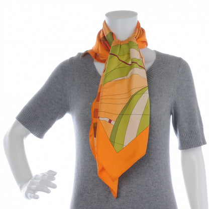 Hermes Silk Les Folies Du Ciel II Scarf 90 3 of 5