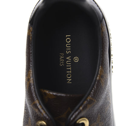 Louis Vuitton Patent Monogram Frontrow Sneakers 38 7 of 7