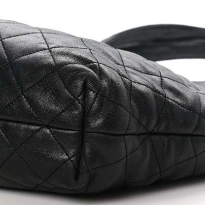 Saint Laurent SAINT LAURENT Lambskin Quilted Maxi Icare Shopping Tote Black 11 of 11