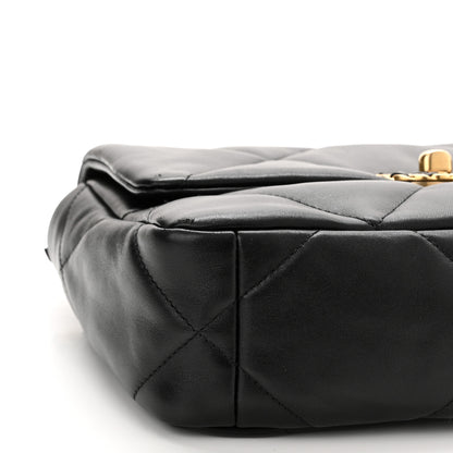 Chanel Lambskin Quilted Medium Chanel 19 Flap Black 9 of 10