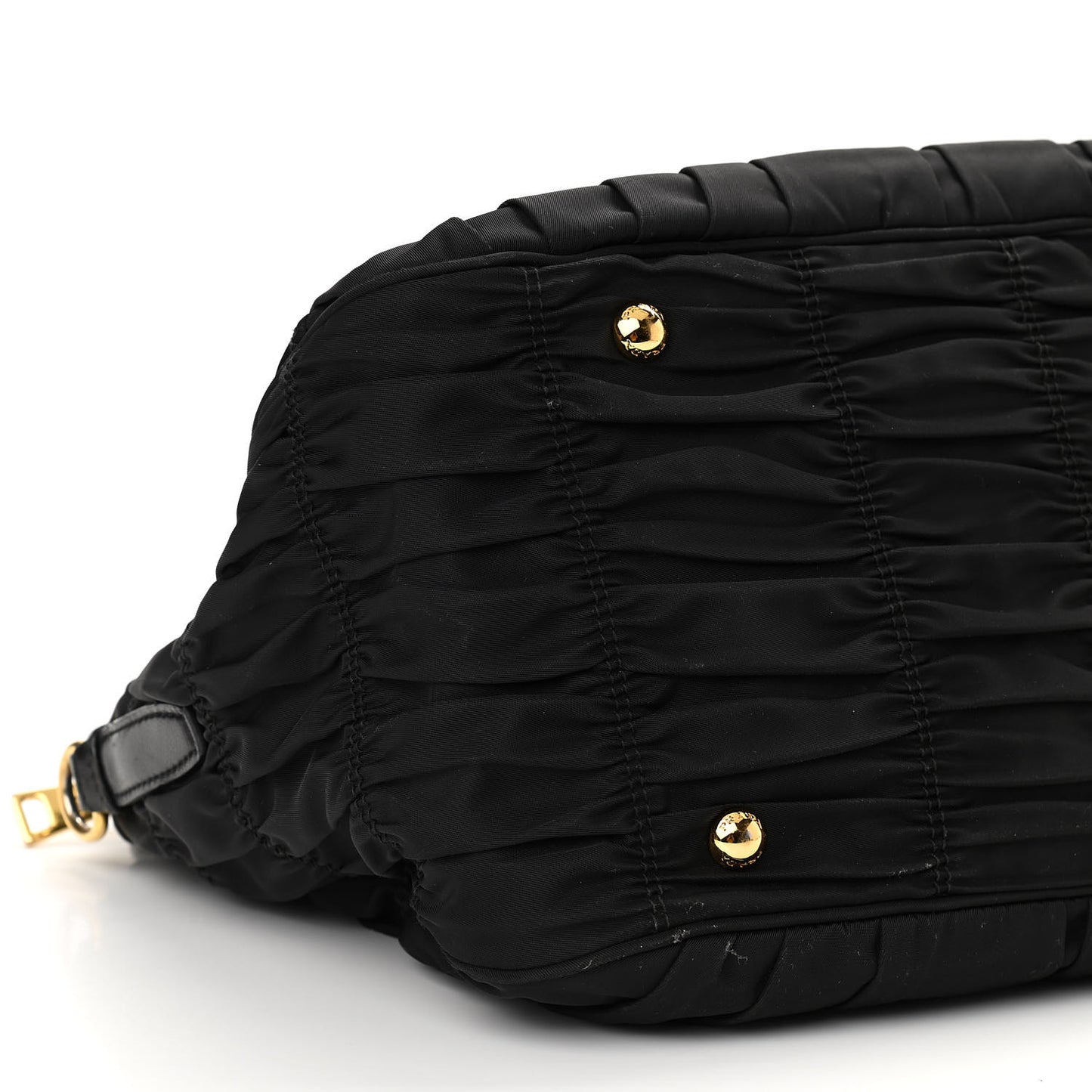 Tessuto Nylon Gaufre Tote Black