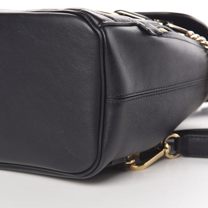 Chloe Calfskin Quilted Medium Faye Backpack Full Blue 10 of 10