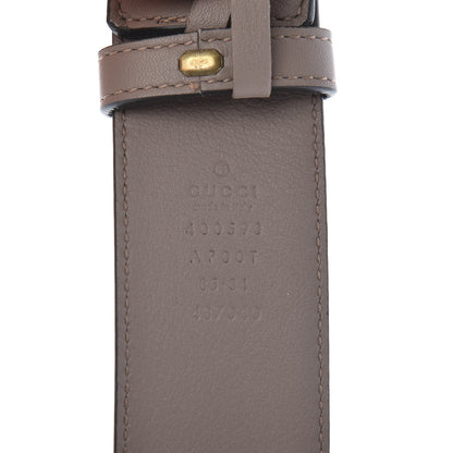 Gucci Calfskin Double G 40mm Belt 85 34 Porcelain Rose 6 of 6