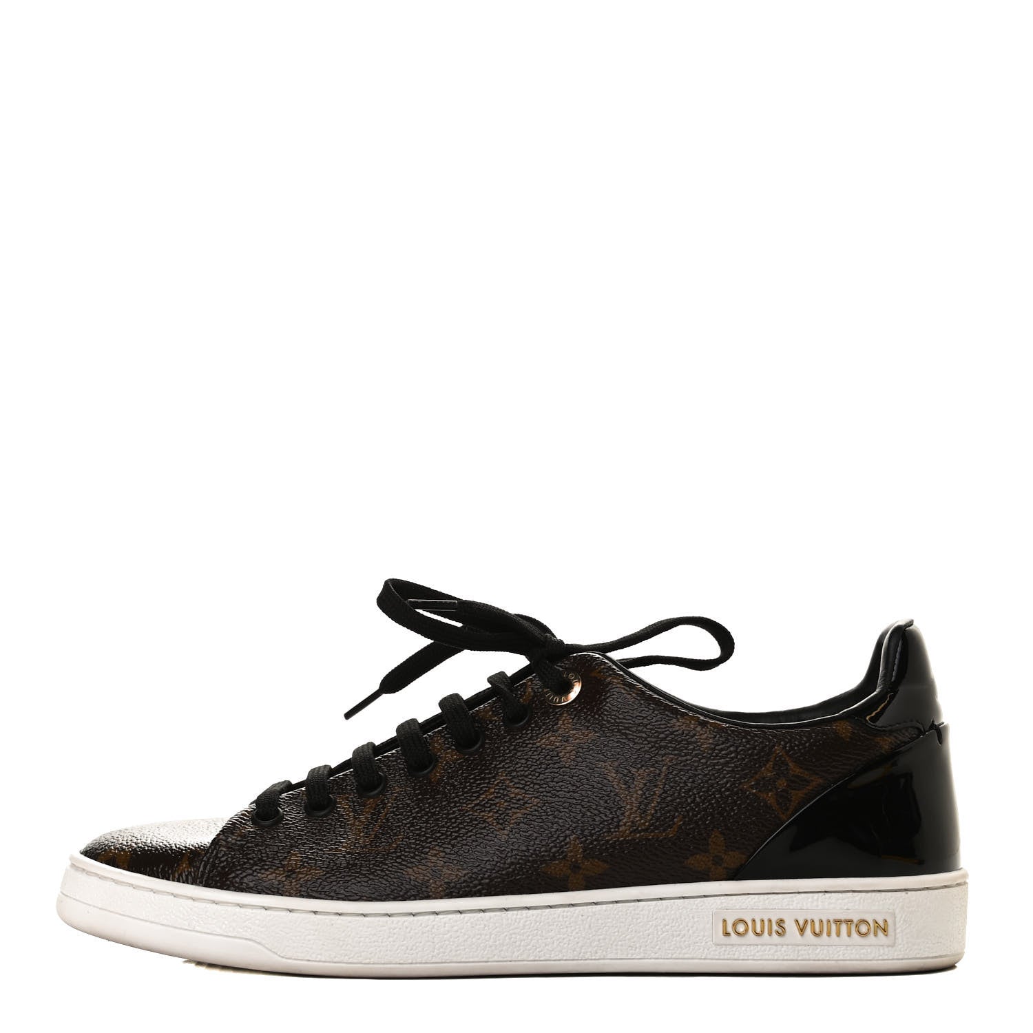Louis Vuitton Patent Monogram Frontrow Sneakers 39 1 of 11
