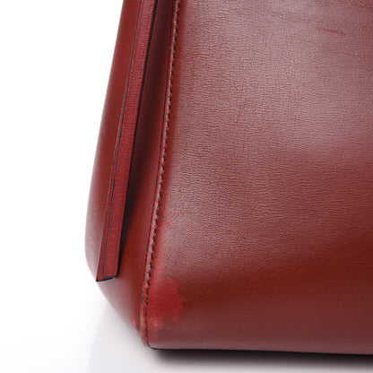 Celine Smooth Calfskin Medium Edge Shoulder Bag Red 15 of 19
