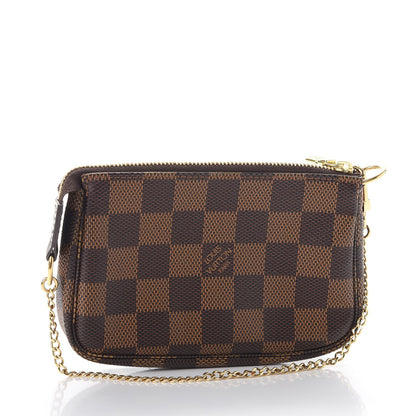 Louis Vuitton Damier Ebene Mini Pochette Accessories 3 of 8