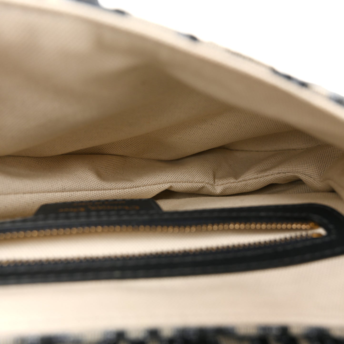 Oblique Saddle Bag Blue