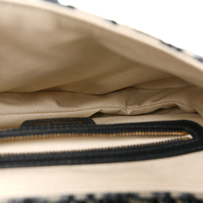 Christian Dior Oblique Saddle Bag Blue 5 of 13