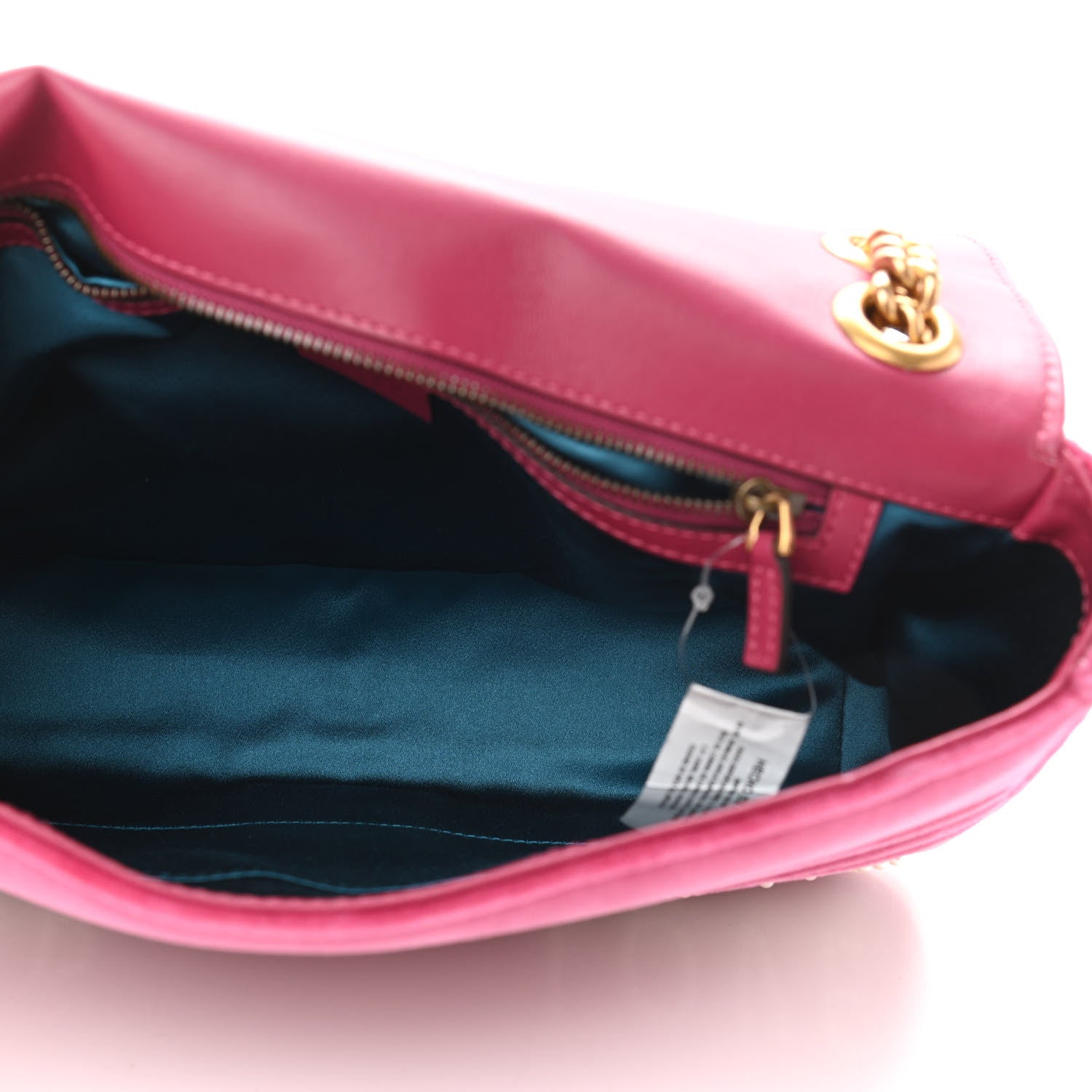 Gucci Velvet Matelasse Blind for Love Embroidered Medium GG Marmont Shoulder Bag Light Raspberry Rose Multicolor 5 of 16