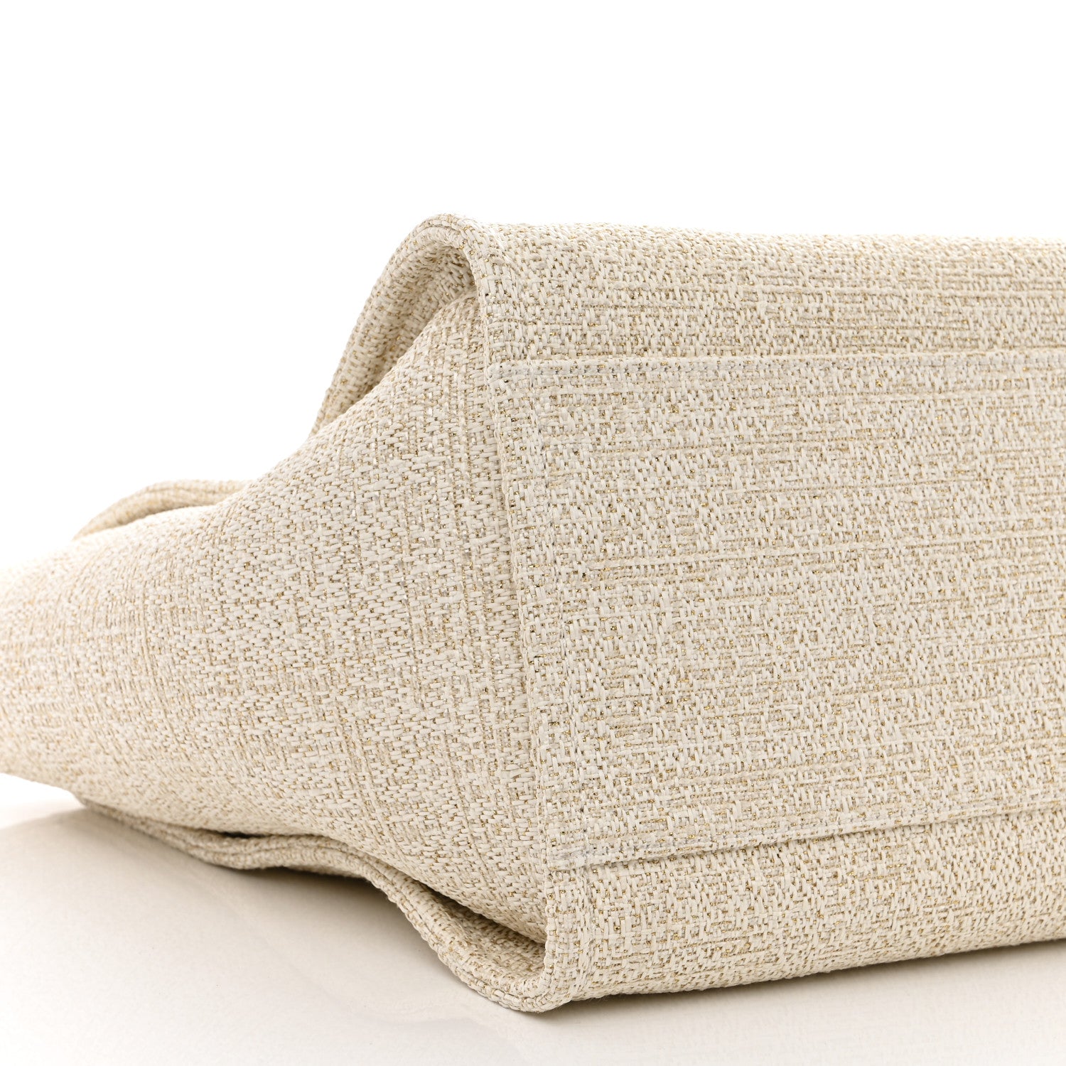 Chanel Lurex Boucle Medium Deauville Tote White 9 of 10