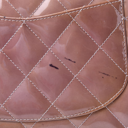 Chanel Patent Quilted Medium Single Flap Beige 21 of 24
