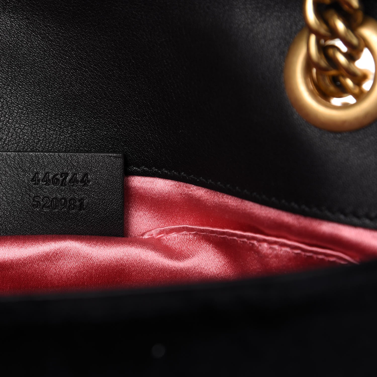 Gucci Velvet Matelasse Mini GG Marmont Shoulder Bag Black 9 of 11