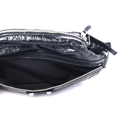 Balenciaga Lambskin Classic Hardware Neo Lift Hip Bag Black 4 of 4