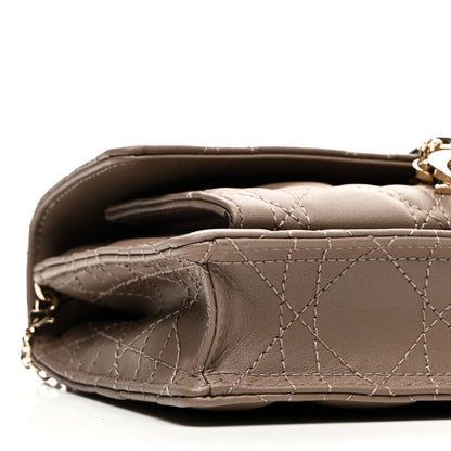 Christian Dior Lambskin Cannage Chain My Dior Daily Chain Pouch Warm Taupe 9 of 10