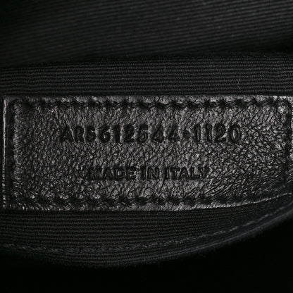 Saint Laurent Calfskin Matelasse Monogram Lou Camera Bag Black 7 of 10