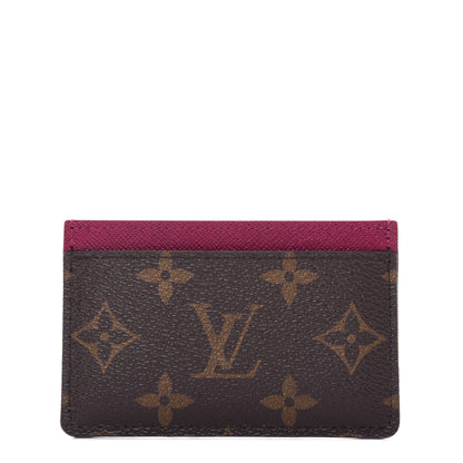 Louis Vuitton Monogram Card Holder Fuchsia 1 of 12