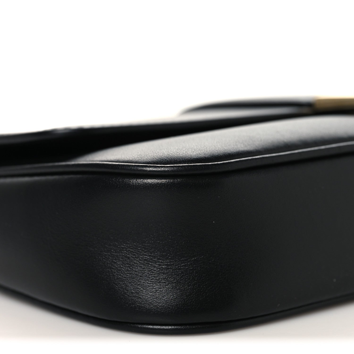Salvatore Ferragamo Calfskin Archive Gancini Flap Crossbody Black 9 of 10