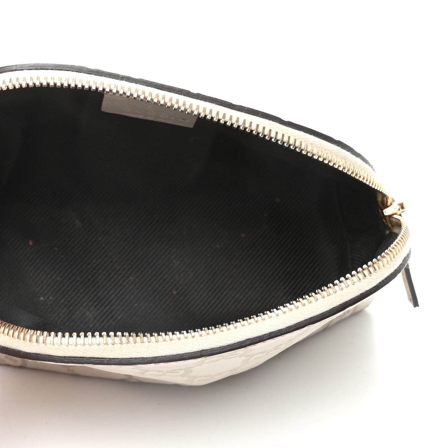 Guccissima Cosmetic Case Off White