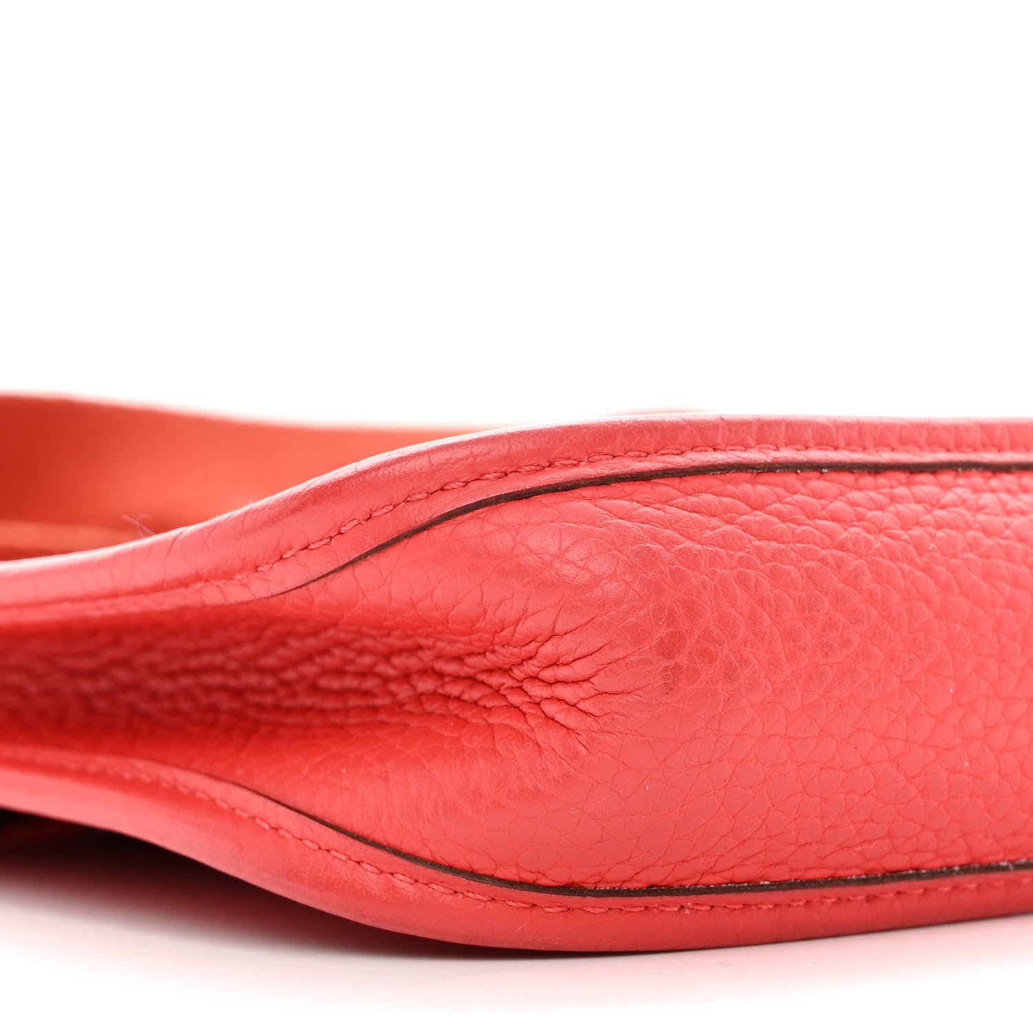 Hermes Taurillon Clemence Amazone Evelyne TPM Rouge Pivoine 9 of 11