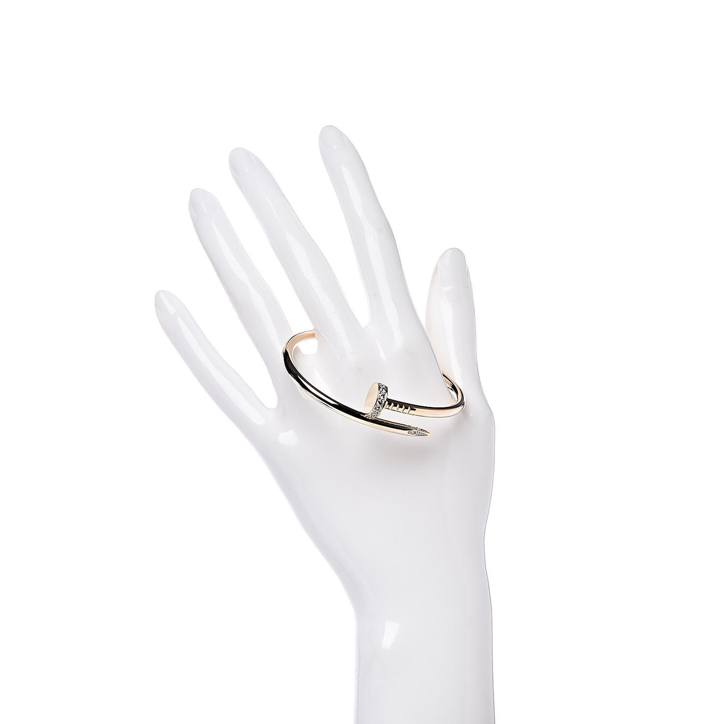18K Yellow Gold Diamond Juste Un Clou Bracelet 16