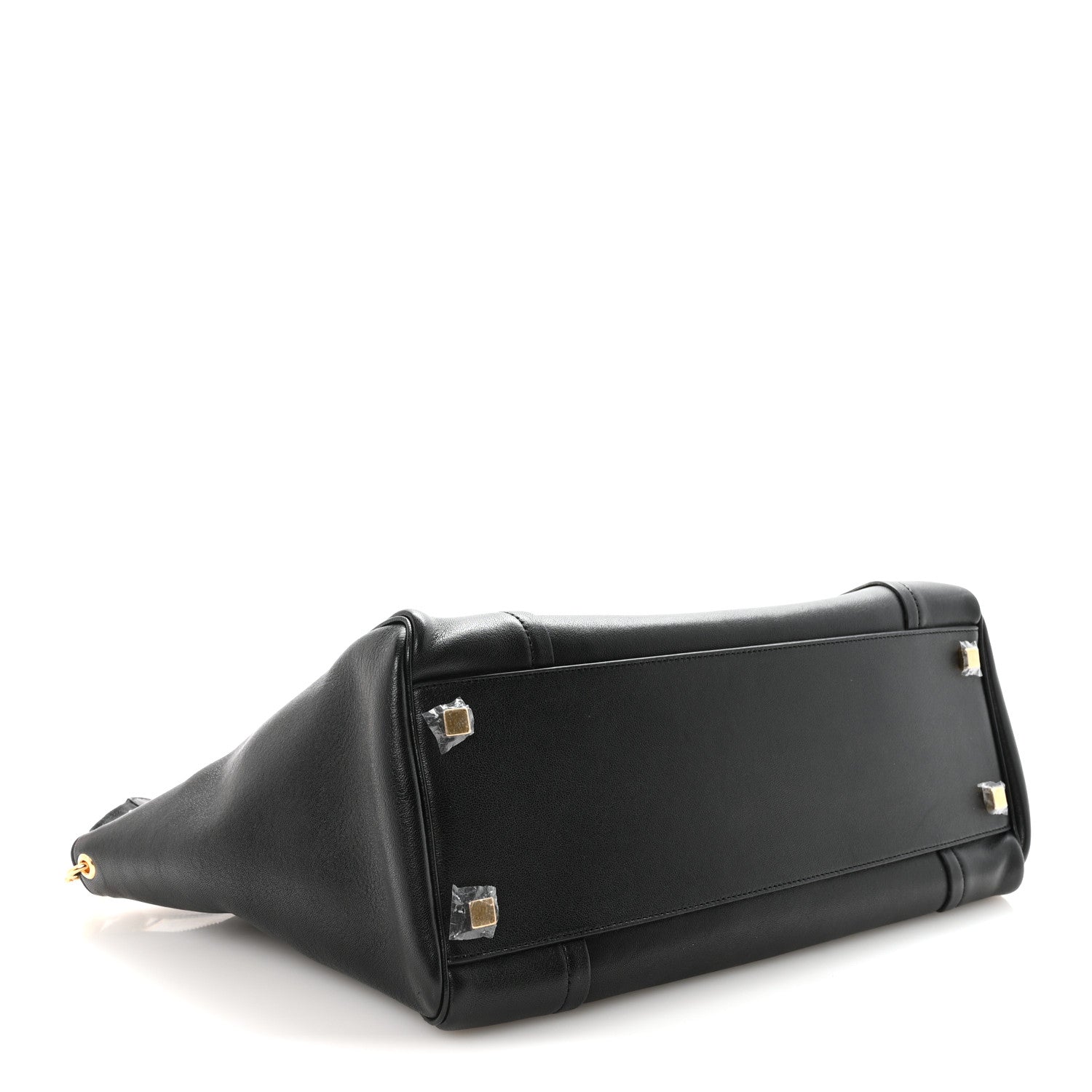Celine Supple Shiny Lambskin Luggage Black 4 of 10